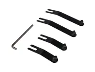 Securing bracket set front floor mats. Porsche 944 / 968 - 00004320278