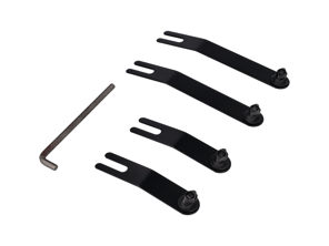 Securing bracket set front floor mats. Porsche 944 / 968 - 00004320278