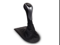 Cuir de changement de vitesse avec tige argentée. Porsche 996 / Boxster 986 S - 99642407505EVZ, 99642407505