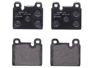 Brake pads, Front. Porsche 911SC / 911S / 911 3.2L - P 65 001, P65001, 91135195008, 90135199700, 91135193800, 91135194401, 91135195011, 91135194405, 91135194901, 91135195000, 91135195002, 91135195006, 91135195008, 92335190100, 94435195006, 91135195001