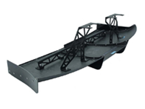 Diffusore paraurti posteriore in fibra di carbonio. Porsche 981 Cayman GT4