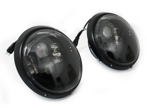 Faros delanteros con LED internos Lente estándar RHD Porsche 911/964 - 91163111298, 91163111398, 91163111498, 91163111598