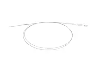 Verwarmingsklep kabel. Porsche 911 / 930 1974-86 auto - 91142470102, 91142470101, 91142470108, 9300