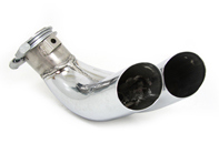 Embellecedor de tubo de escape doble para Porsche 993 Turbo - 99311198103, 99311198203, 00004300400