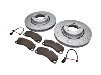 Pastiglie freno ANTERIORI e pacchetto disco freno Porsche 991.2 S - 9P1615301, 9P1615302, 99135194702, 99160918100