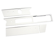 Aluminium-Armaturenbrett-Zierleisten-Set. Porsche 911/912 1969-1973 LHD Autos - 9334A, 9334RSR, 91155201300LHD - DAMS91115, DA-MS91115, DAMS91115F, DAMS91115RD