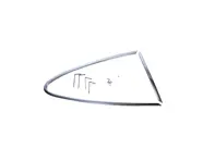 1/4 raamkozijn Chroom, RECHTS. Porsche 911 68-77 Coupé - 90154301625