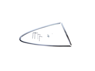 1/4 window frame Chrome, RIGHT. Porsche 911 68-77 Coupe - 90154301625