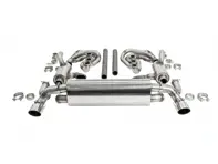 CARGRAPHIC GT Sportuitlaatsysteem, met ID45 GT-spruitstukken, met verwarming. Porsche 964 Carrera 2/4/RS - 96411104504, 96411104605, 96411104502, 96421103905, 96421103932, 96421104004