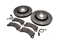 Remschijven voor Ø: 350 mm en remblokkenpakket Porsche Macan 3.0L - 95B615301T, 95B615302R, 971698151AD, 95B907253