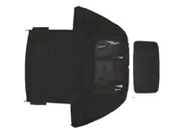 Convertible top cover, Black. Porsche 993 Cabrio - PCG561900002XW