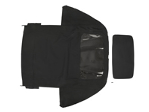 Housse de capote de cabriolet, noire. Porsche 993 Cabriolet - PCG561900002XW