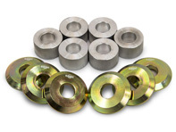 Set di boccole solide per telaio ausiliario. Porsche 996/997 - 2290035, 99633105101, 99633105201, 99633105500, 99633105600, 99633105, 99633105501, 99633105502, 99633305601, 99633305602, 99733105104, 99733105105, 99733105205, 99733105204