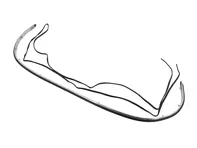 Moulure de pare-chocs arrière. Porsche 356B / 356C - 64450504307, 64450543305, 64450541305, PCG50504307 - 1684400206