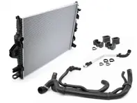 Radiator water with hoses, Centre. Porsche 958 Cayenne 3.6L 2011-18 - 95810613210, 95810640211, 95810640111