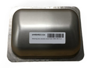 Battery box rear wall access panel cover. Porsche 356A / 356B T5 - 64450452110, 64450452110A