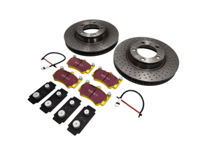 Pack Disques De Frein Sports EBC Plaquettes De Frein Porsche 997 C2S 3.8L - 9963514XX04BRE, 99635141004, 99635140904BRE, 99635140904, DP41515R, 9963514XX04, 99635108901, 99761275701, 99761267801