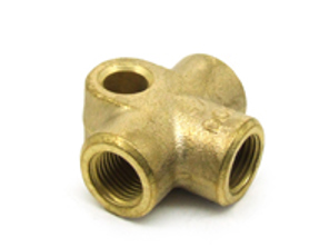 Brake line distribution t-piece. Porsche 356 / 911 / 924S / 928 / 944 / 964 / 968 - 91435566700, 91435566701