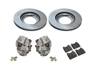 Front brake aluminium S caliper, disc and brake pad kit. Porsche 911 - 477405083A, 477405083D, 91135104120, 91135195009, 91135195007, 91135193500, 91135193600