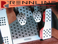 Rennline aluminium vloerplaat. Bestuurderskant. Porsche 996 / 997 / Boxster / Kaaiman - F18RH