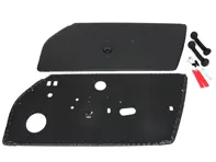 RS / RSA / Backdate Style Door panels in Black Vinyl for Porsche 911 / 912E / 930 / 964 / 993 1974-96