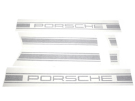 Side decorative stripes with PORSCHE logo. Porsche 9YA Cayenne - 9Y008887017, 9Y008887018, 9Y008887019, 9Y008887020, 9Y0088095B, 9Y0088095D, 9Y0088095C, 9Y0088095E