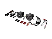 前雾灯黑色 LED，带 DRL（日间行车灯）。保时捷 958 Cayenne / Macan - 95863116700, 95563116300