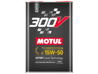 Huile moteur MOTUL 300V COMPETITION 15W-50 5 litres - 110861