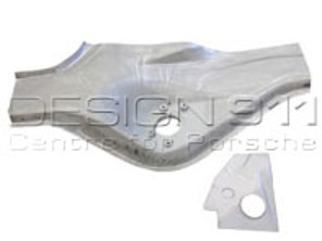 Reparatieplaat torsiestang achteras Porsche 911 1965-86 - P280L, P280R, 911501017, 911501018, 91150101720, 91150101721, 91150101820, 91150101821