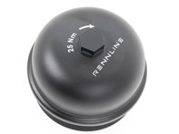 Tappo alloggiamento filtro olio Rennline in alluminio billet. Porsche 997/991/970 Panamera V8/Cayenne V8 - 94810702200 - M52