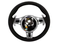 Volante SportDesign imbottito in Alcantara Nera. Porsche 997/987/987 PDK Auto - 99704440220