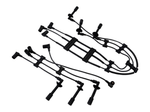 Zündkabelsatz HT. Porsche 911 3.2L 1985-89 - 91160201103, 91160201203, 91160201104 - ZE744, ZE744