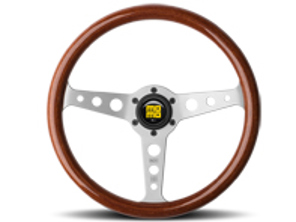 MOMO Indy Steering wheel with Mahogany Woodrim