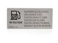 Etichetta adesiva – 98 RON. Porsche 928GTS/993 - 92800611720