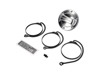 Fuel tank cap. Aluminium Look. Porsche 981 Boxster / 981 Cayman / 991 / Cayenne / Panamera / Macan / 718 Boxster / 718 Cayman - 00004400190