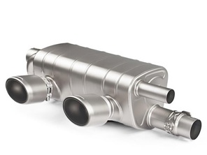 Escape Akrapovic Slip-On Line Titanio para Porsche 991.2 Carrera / S / 4 / 4S / GTS 2017>> - 9P1251053A, 9P1251053C - S-PO/TI/5H