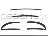 Kit de montage de grille d'aération supérieure de pare-chocs avant. Porsche 997 GT3 - 99757556792