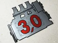 Heckscheibenaufkleber 3.0L Motor für Porsche 911 - 91170110200