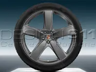 Llantas de aleación Macan Sport Classic de 21' y neumáticos de verano Original Porsche - 95B04460216, 95B04460226