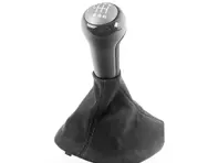 Schaltknauf mit Manschette - Schwarz. Porsche 997 GT2/GT3 - 99742498190A15, 99742498192A15