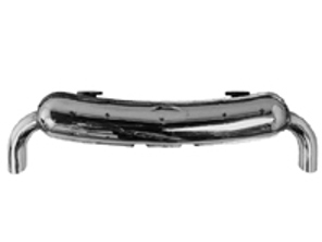 Exhaust Muffler / Silencer Rear box 2in/2out. With TÜV/EEC approval Porsche 911 1974-89 - 92511SD, 92.511SD, 1620604100 - 92.511SD, 1620604100