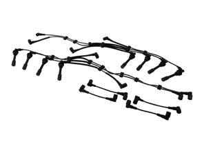 Jeu de câbles d'allumage HT. Porsche 928 S4 / 928 GT / 928 GTS (kit complet) - 92860206019, 92860206026, 92860206020, 92860206021, 92860206022, 92860206023, 92860206024, 92860206025, 92860203900, 92860231100, 92860255700 - ZEF586, ZEF586