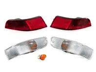 Indicator unit kit, Front and Rear. Porsche 993 - 00004490000, 99363106101, 993631106201, 99363106201, 99363140301, 99363140401, 99363106202