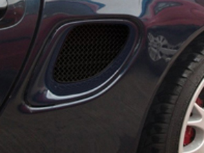 Zunsport stainless steel side vent grille set. Porsche Boxster / Boxster S 986 - ZPR17906, ZPR17906