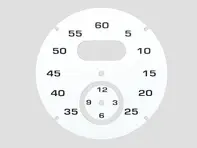 Quadrante strumento crono sport, Bianco. Porsche 997 / 991 / Boxster / Cayman / Panamera - 97641997061 - F97 641 997 061, F97641997061