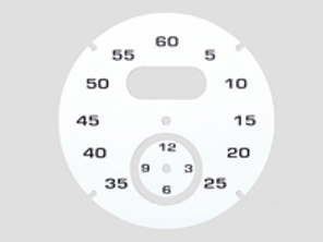 运动计时仪表盘，白色。保时捷 997 / 991 / Boxster / Cayman / Panamera - 97641997061 - F97 641 997 061, F97641997061