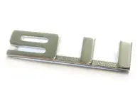 Handschoenenkastje Badge '911' Blok ZILVER. Porsche 911 1967-68 - 90155930321