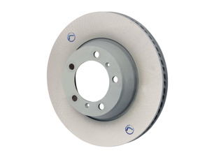 Brake disc rotor, REAR, smooth monoblock, 330x28mm. Porsche 971 Panamera - 971615601F, 971615602F, 460.4508.20, 460.4509.20 - PRL39923, PRR39924