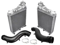 Kit de intercooler y tuberías para radiador delantero. Porsche 957 / 958 Cayenne Turbo 4.8L - 95511063901, 95511064001, 95511062301, 95511062410