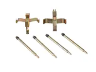 Kit perni pastiglie freno Posteriori. Porsche 911 1984-89 - 91135295101, 91135295104, 91135292600 - PS8848-K, 1664000310